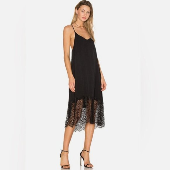 Rails Sevilla lace trim dress black womens size small - Picture 1 of 8